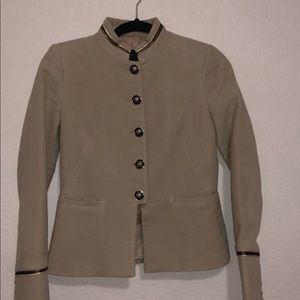 Zara Military Taupe Coat NWT